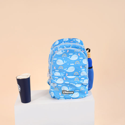 Printed backpack- Whale