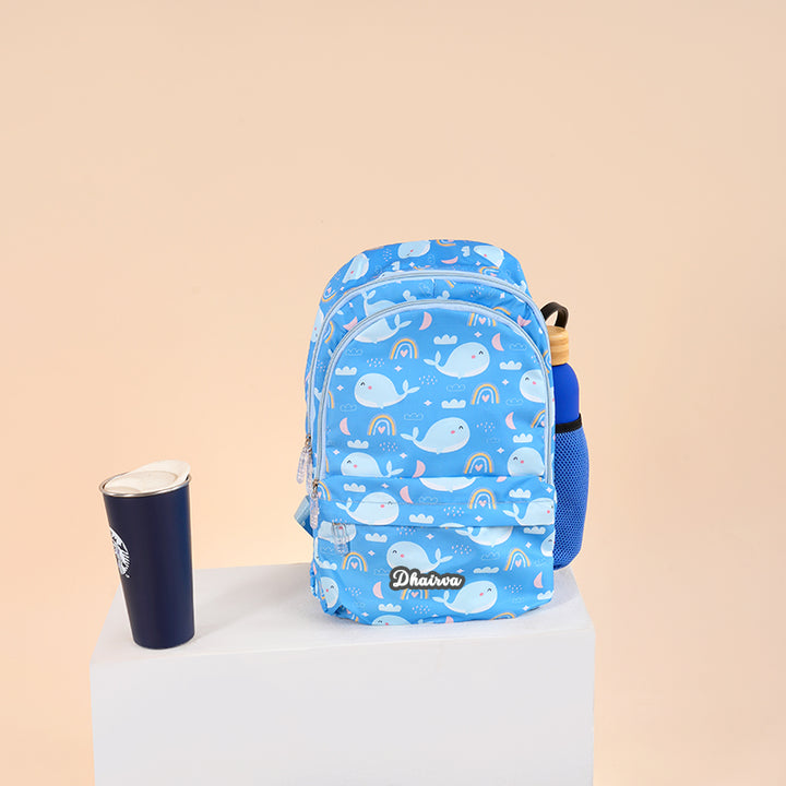 Printed backpack- Whale