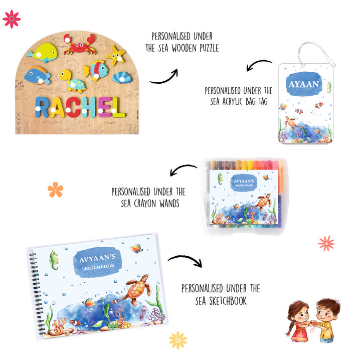 Lil’ Artist Rakhi Box (0-3 yrs ) - Under the Sea