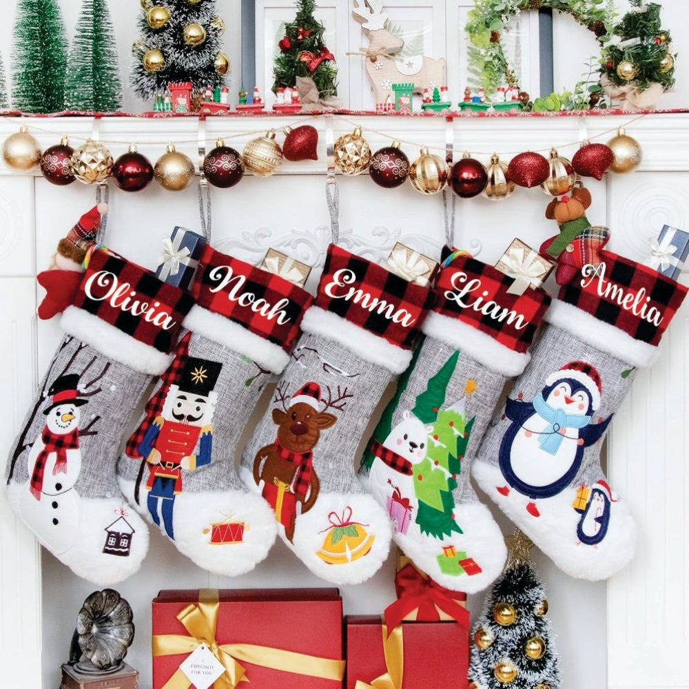 Babble Wrap The Nutcracker and Friends Stockings - Santa