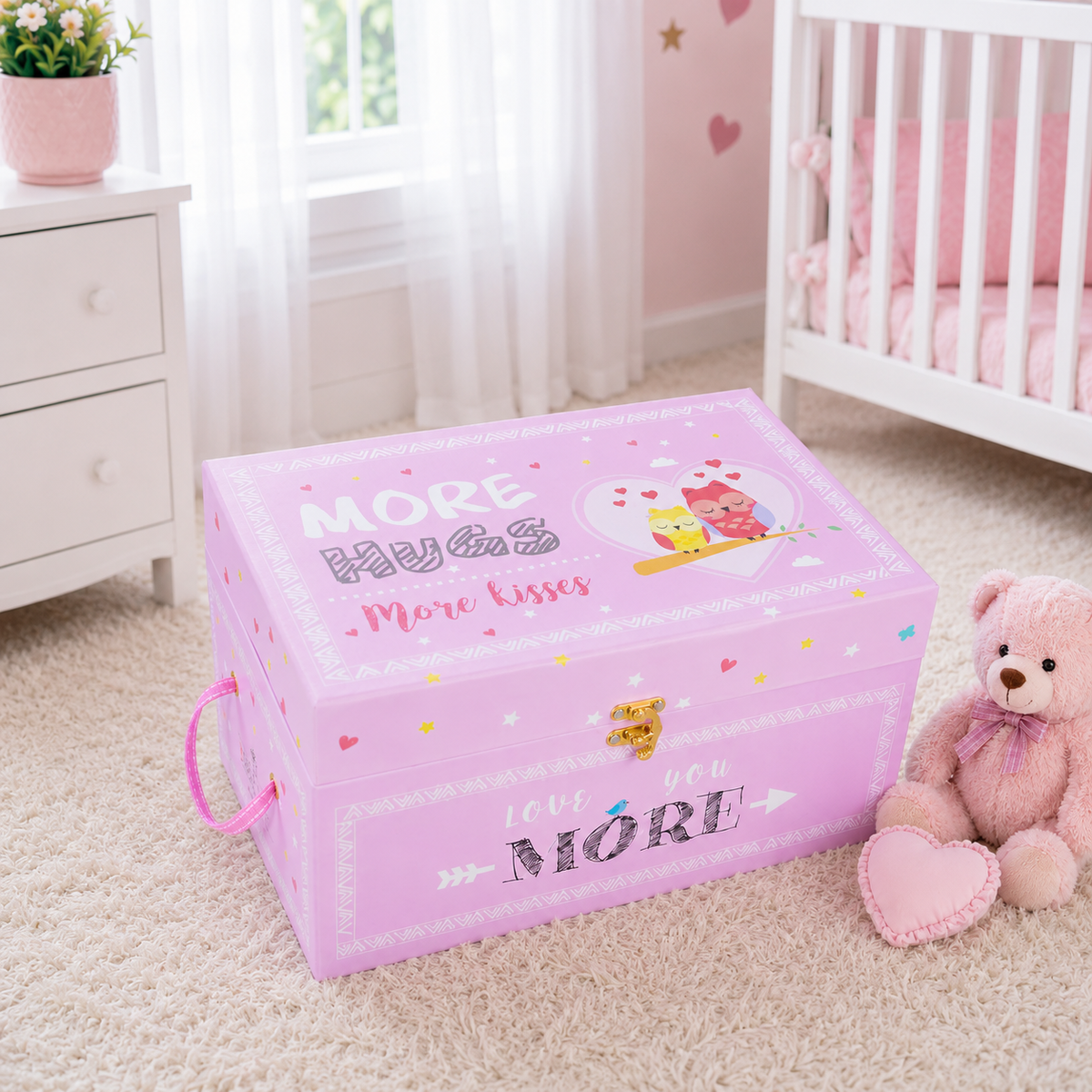 The Pink More Hugs More Kisses- Trunk