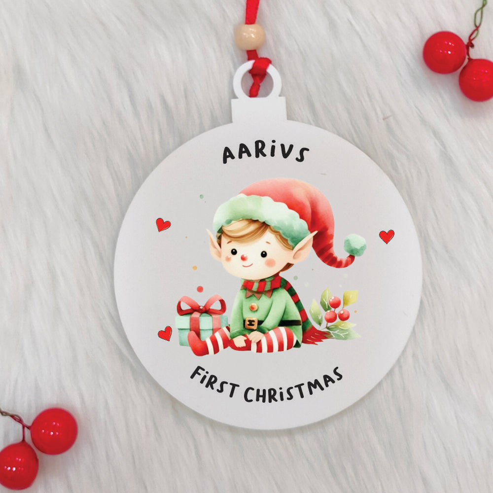 Babble Wrap Elf's Holiday Delight Ornament