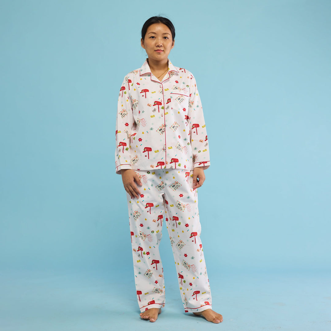 Women Snowglobes Pajama Set