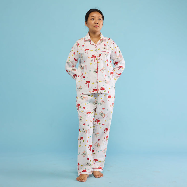 Women Letter To Santa Pajama Set