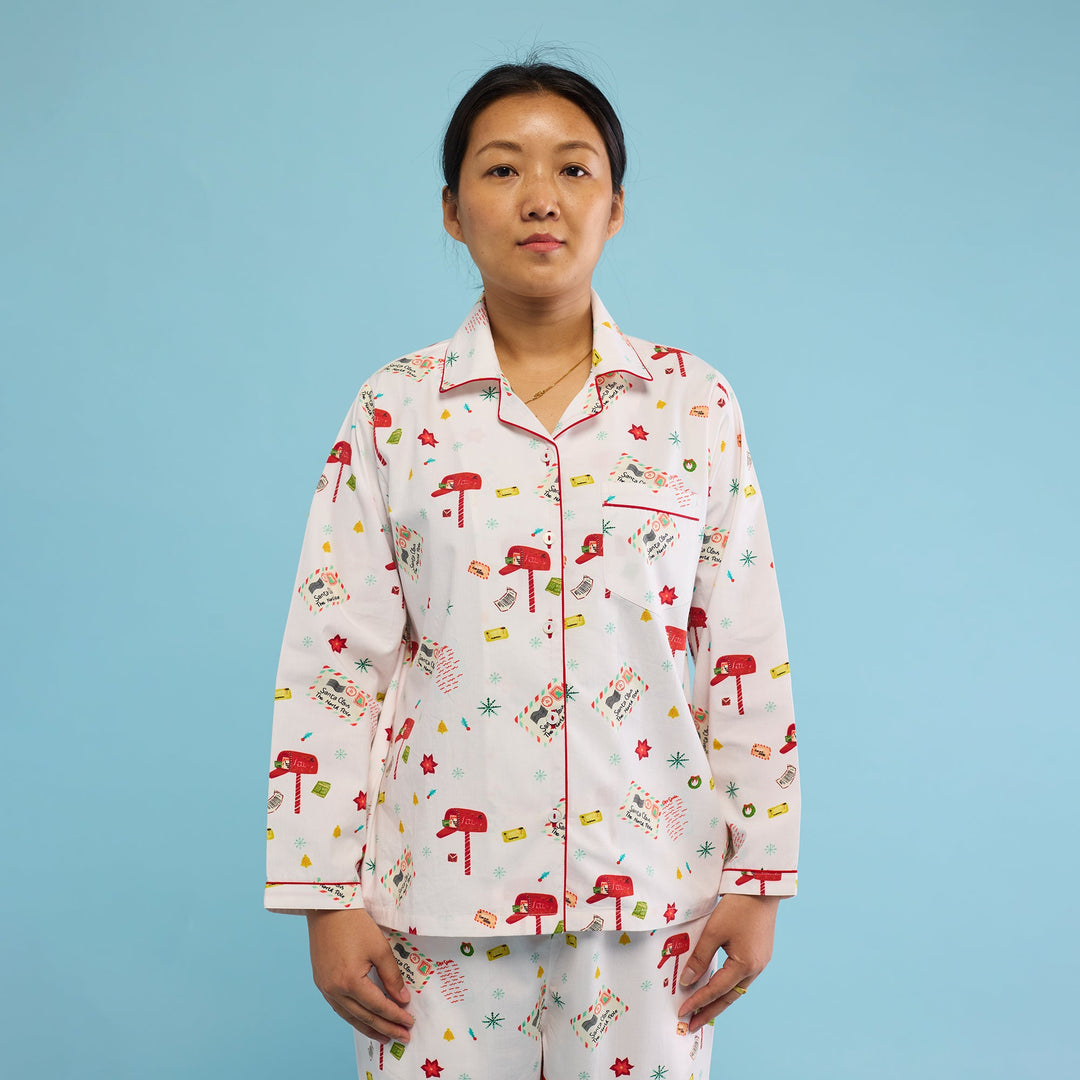 Women Snowglobes Pajama Set