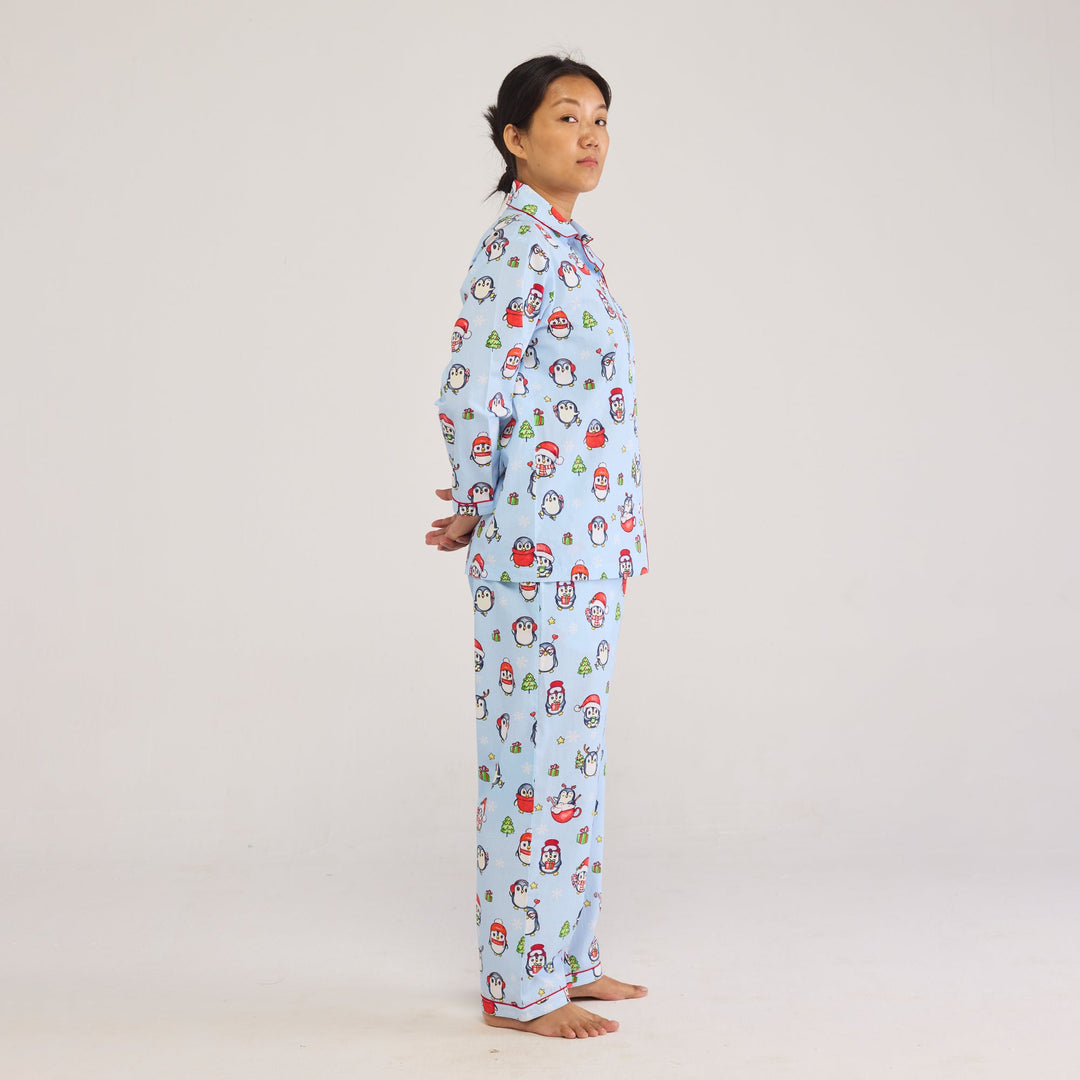Women Penguins Pajama Set