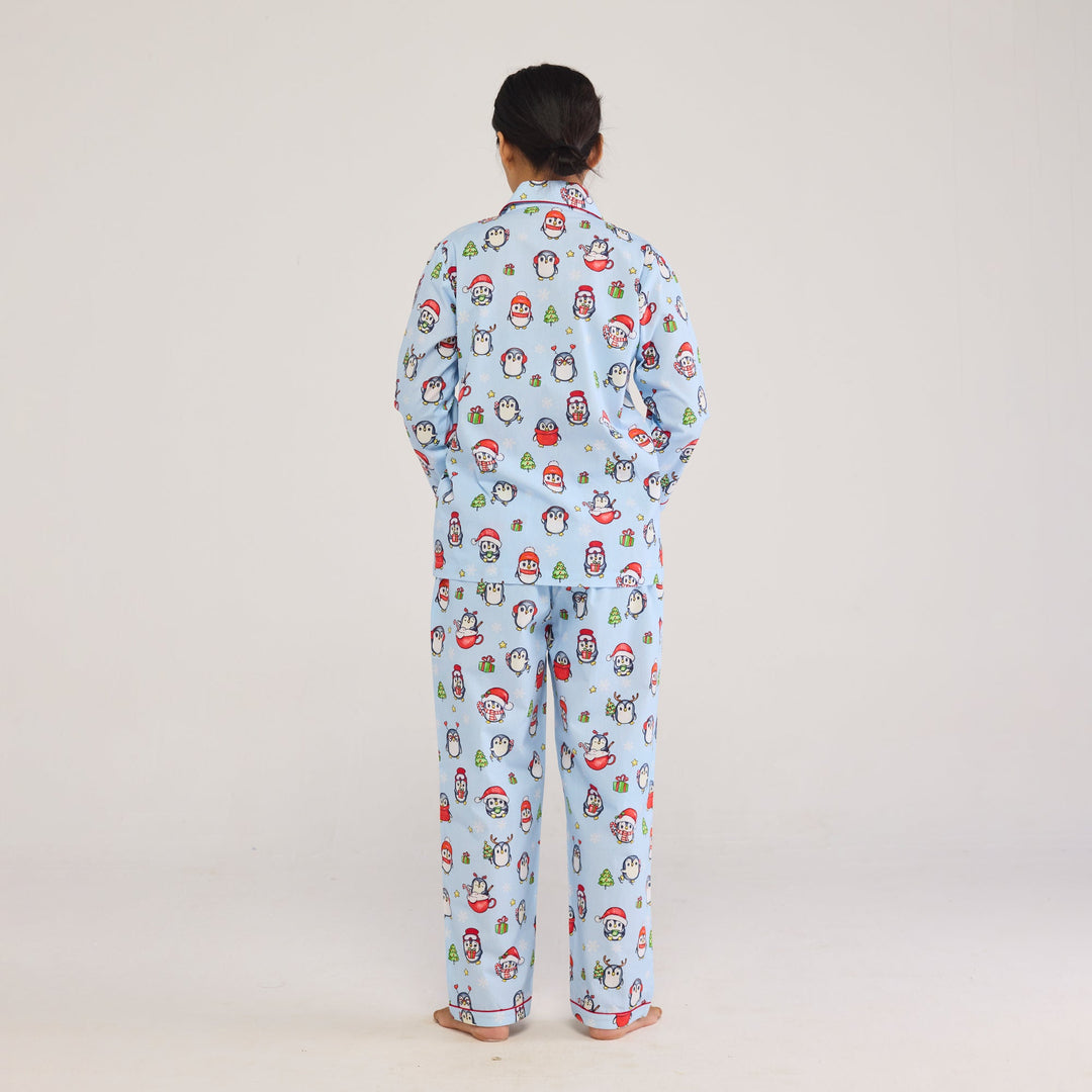 Women Penguins Pajama Set