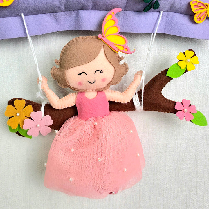 Babble Wrap Butterfly Blossoms Name Hanging