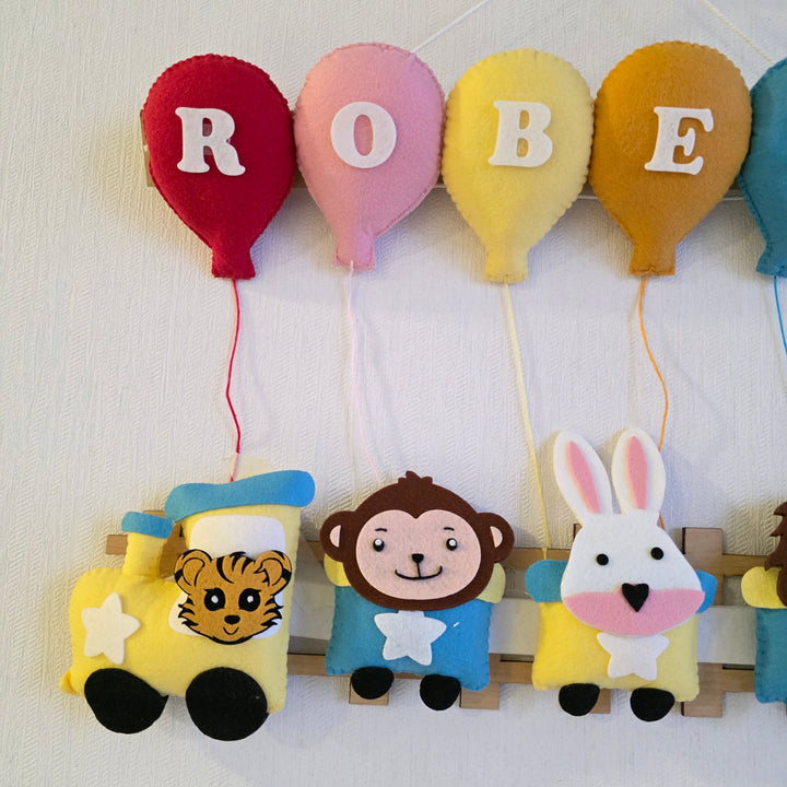 Babble Wrap Balloon Buddies Name Hanging