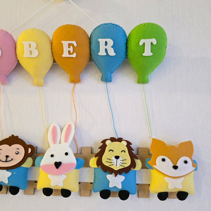 Babble Wrap Balloon Buddies Name Hanging