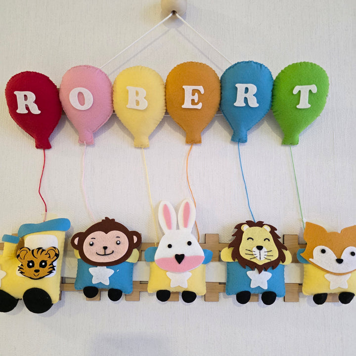 Babble Wrap Balloon Buddies Name Hanging
