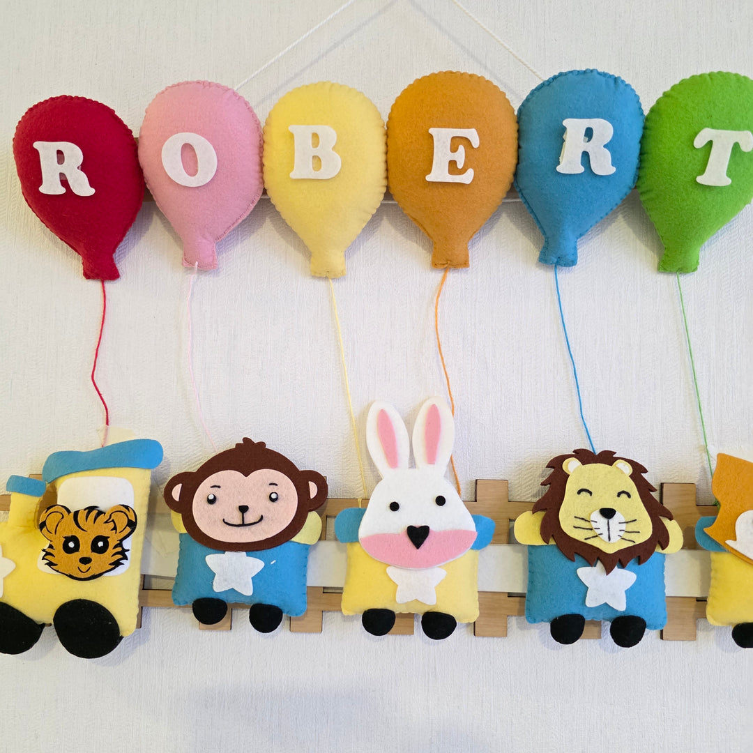 Babble Wrap Balloon Buddies Name Hanging