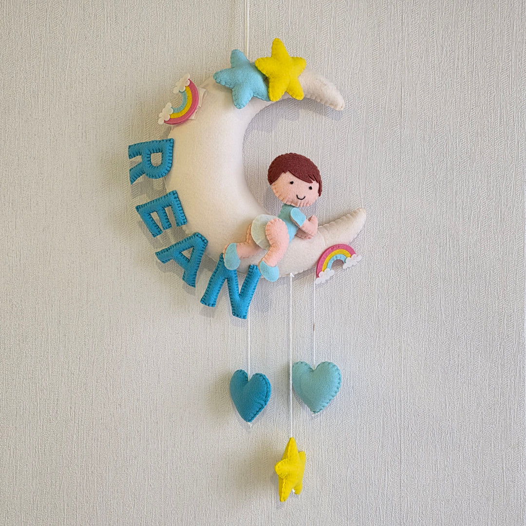 Babble Wrap Sweet Moonlight Name Hanging