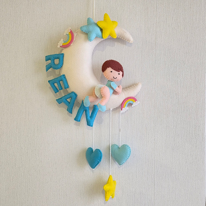 Babble Wrap Sweet Moonlight Name Hanging