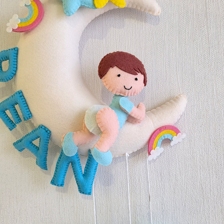 Babble Wrap Sweet Moonlight Name Hanging