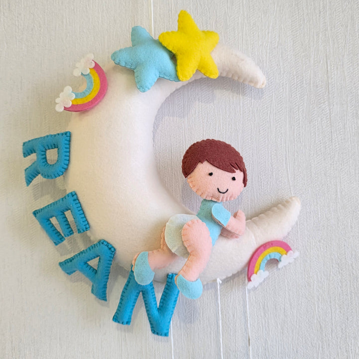 Babble Wrap Sweet Moonlight Name Hanging