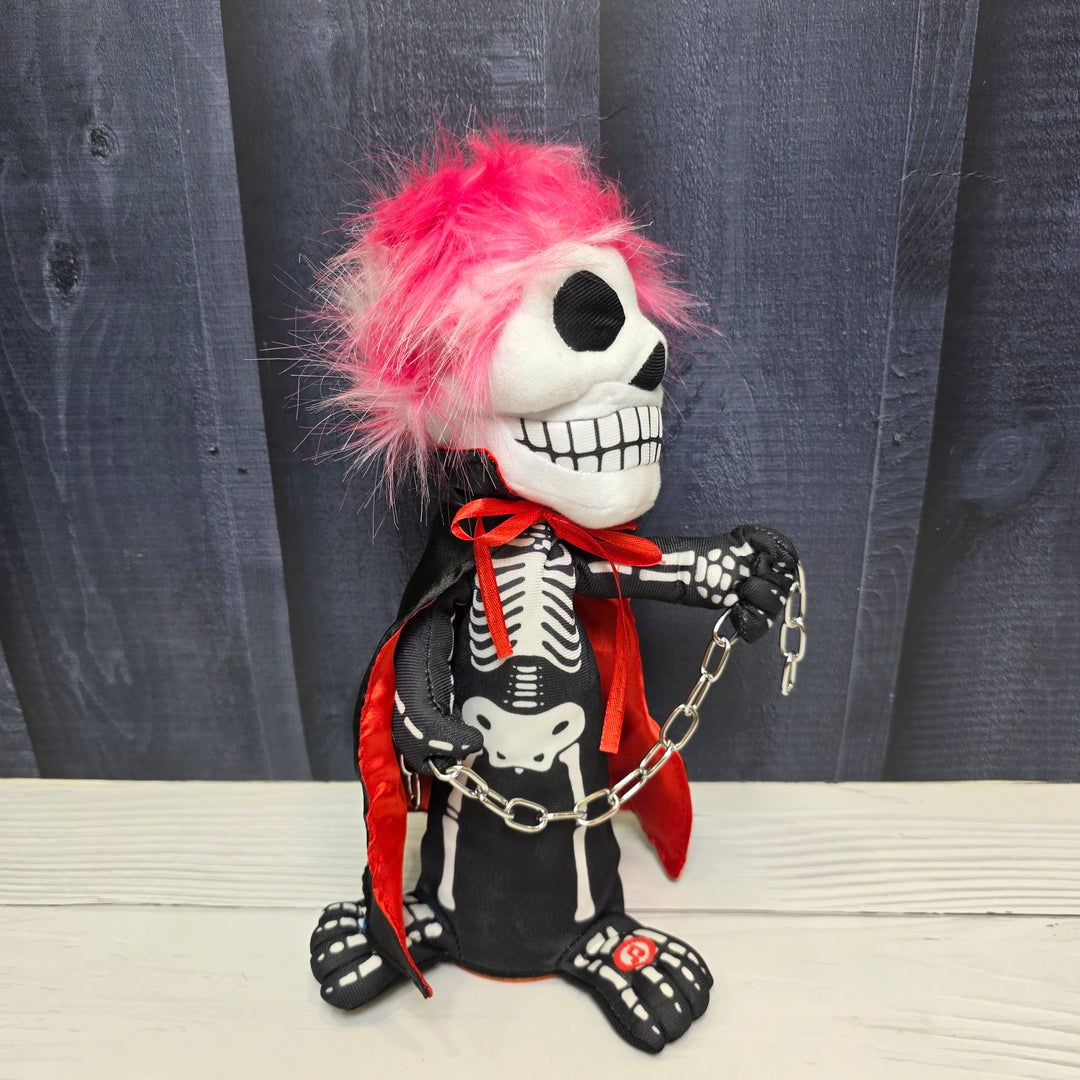 Animated Skeleton Rockstar – Chainsaw Punk