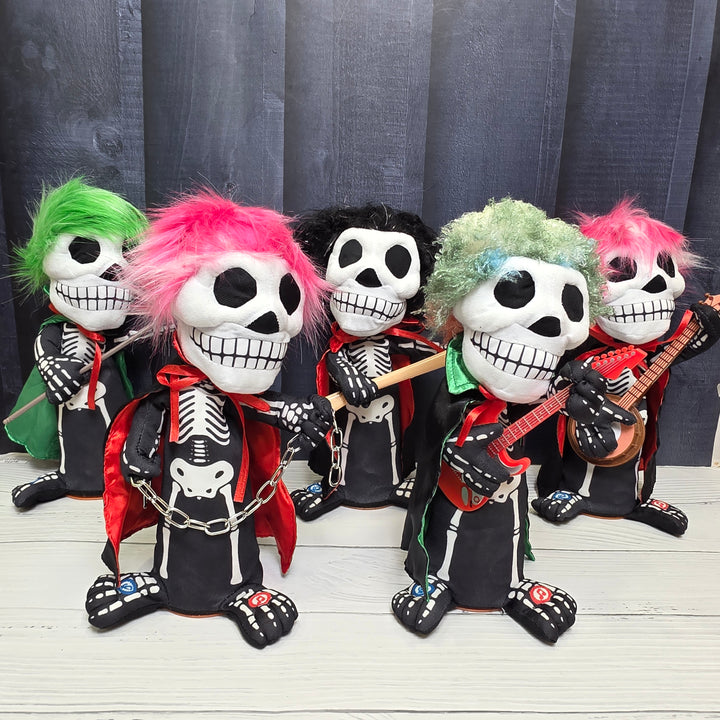 Animated Skeleton Rockstars – Set of 5