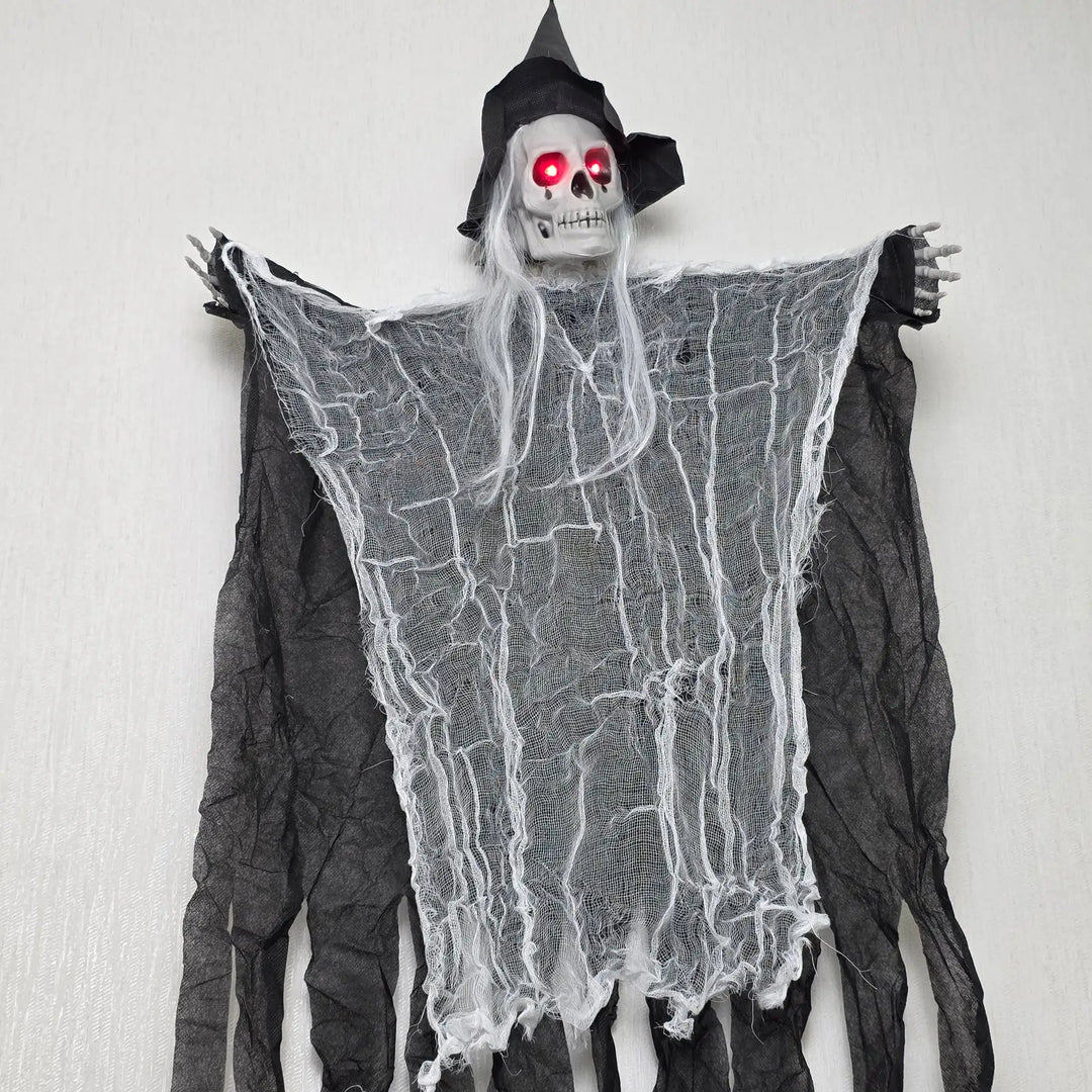Animated Creepy Cackler – Phantom White