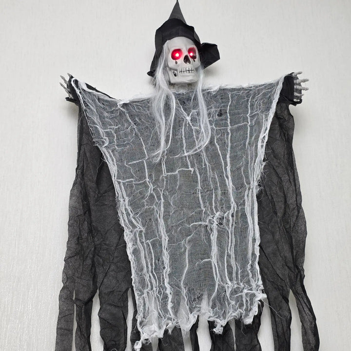 Animated Creepy Cackler – Phantom White