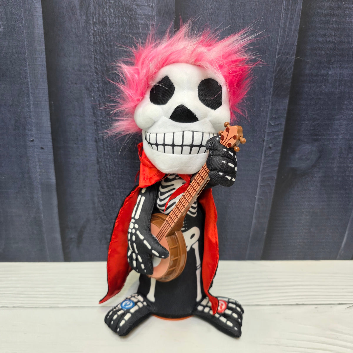 Animated Skeleton Rockstar – Banjo Ghoul