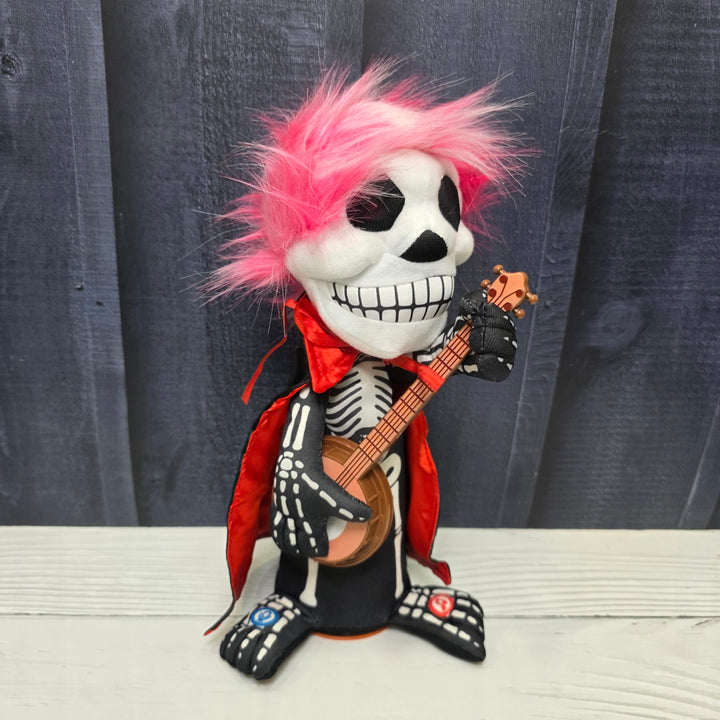 Animated Skeleton Rockstar – Banjo Ghoul