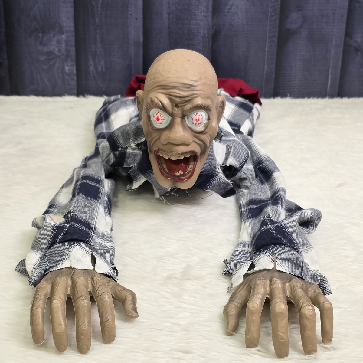 Animated Plaid Shirt Crawling Creeper