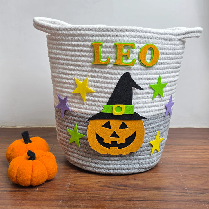 Trick-or-Treat Basket - Spooky Pumpkin