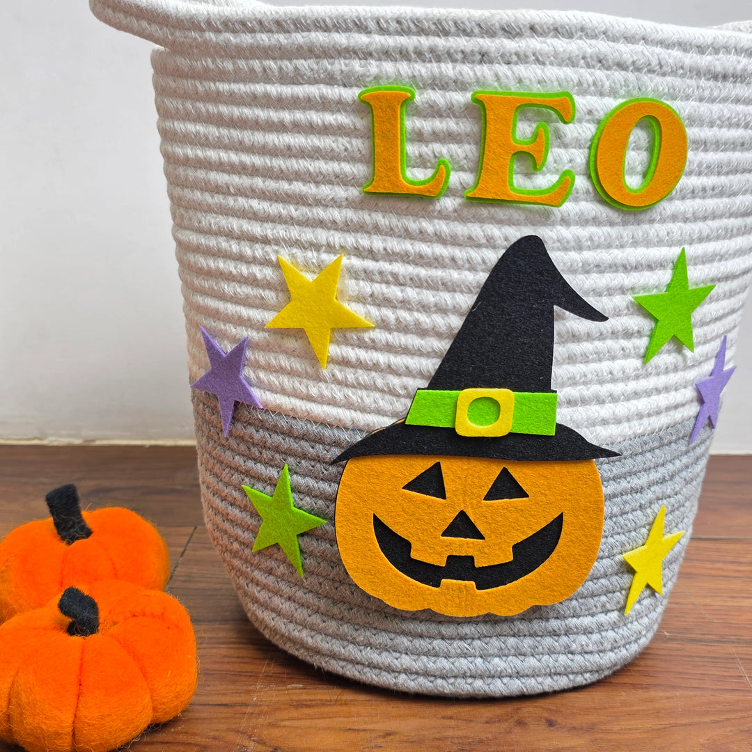 Trick-or-Treat Basket - Spooky Pumpkin