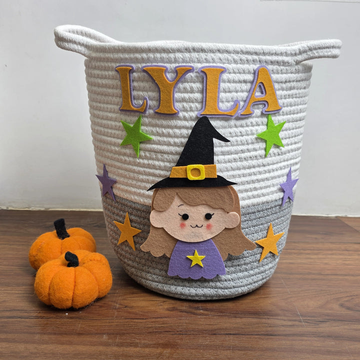 Trick-or-Treat Basket – Enchanted Witch