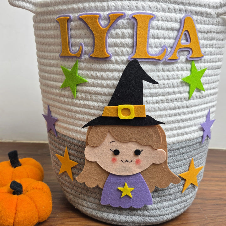 Trick-or-Treat Basket – Enchanted Witch