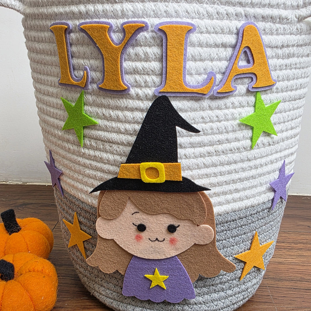 Trick-or-Treat Basket – Enchanted Witch