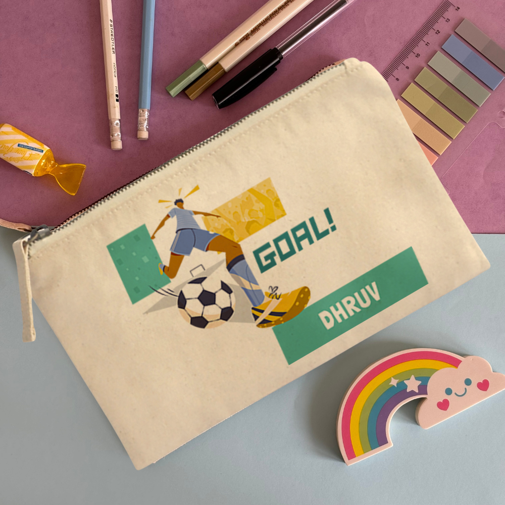 Football Pencil Case (Canvas)