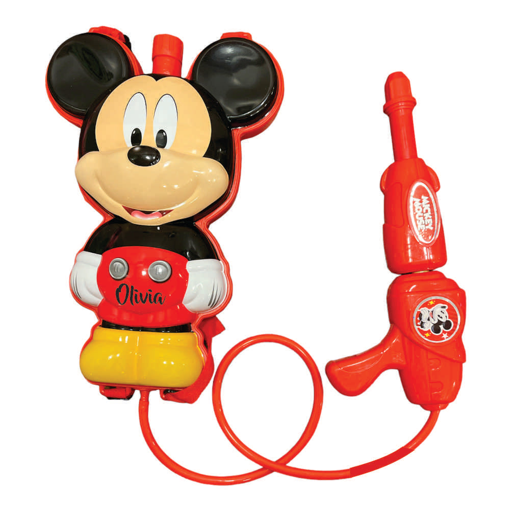 Personalised Holi Pichkari- Mouseketeer Hose (Mickey) (High Pressure Gun)