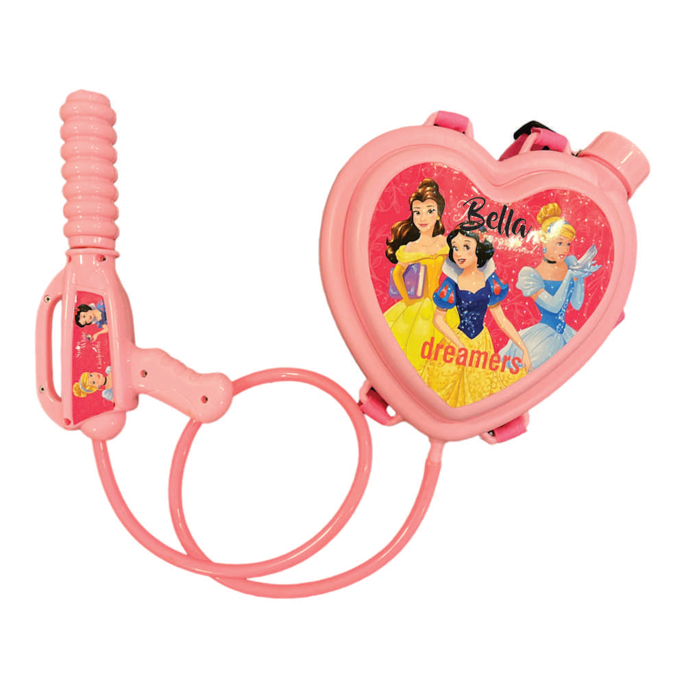 Personalised Holi Pichkari- Disney Princess (High Pressure Gun)