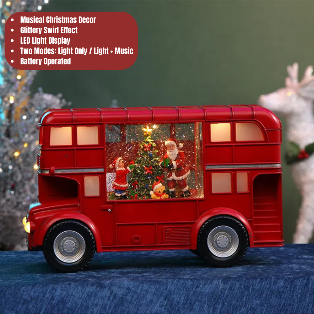 Babble Wrap Waterlight Carols Merry Moments Bus