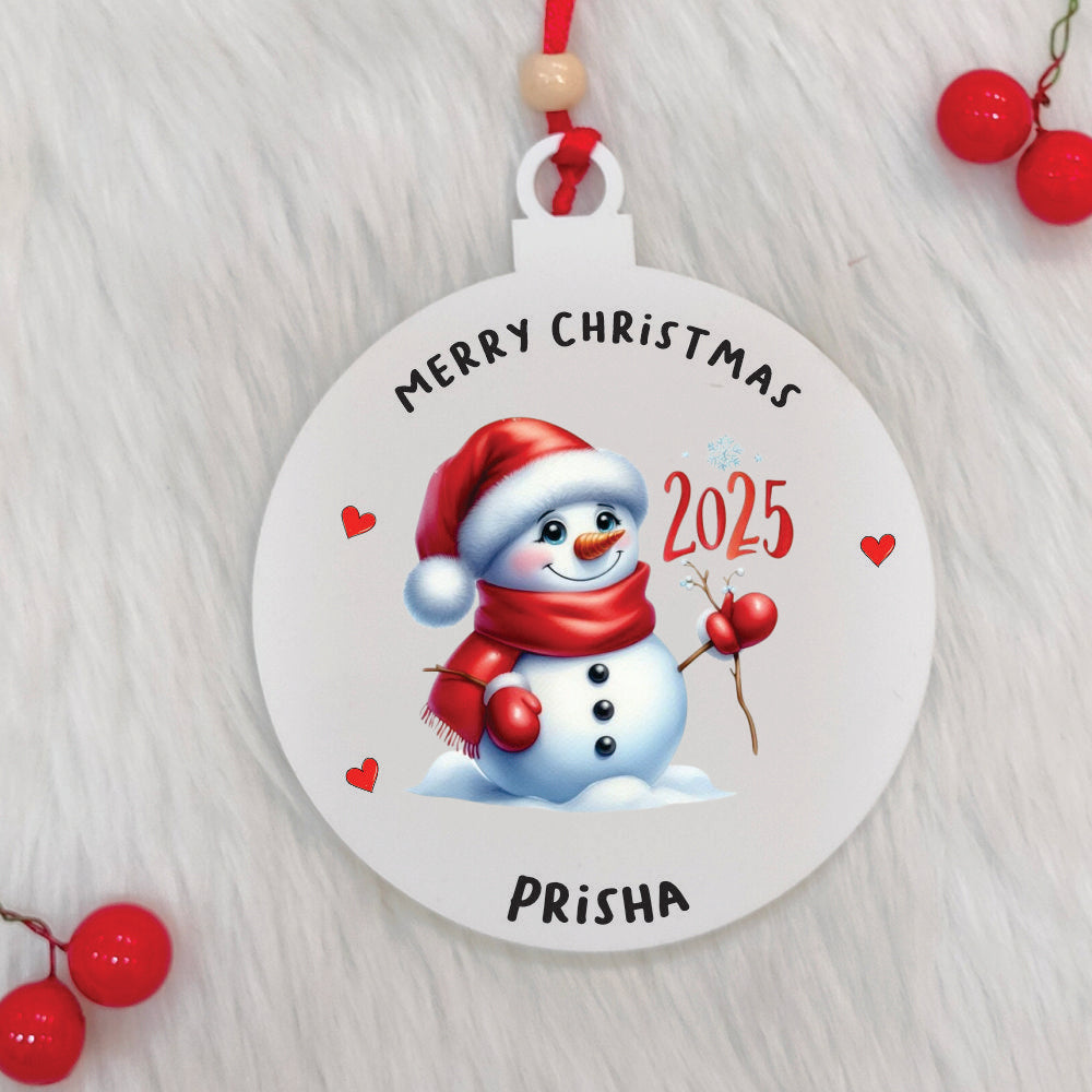 Babble Wrap Snowman’s New Year Joy Ornament