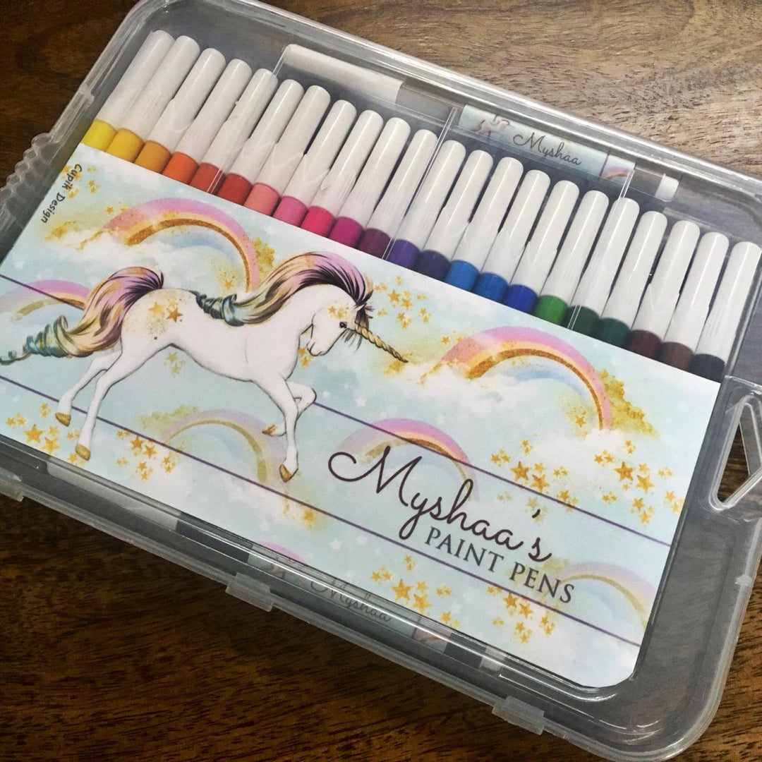 Unicorn Aqua Sketch Pens