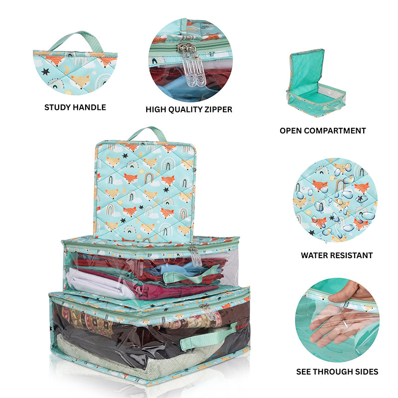 Travel cubes- 3 piece set- Fox