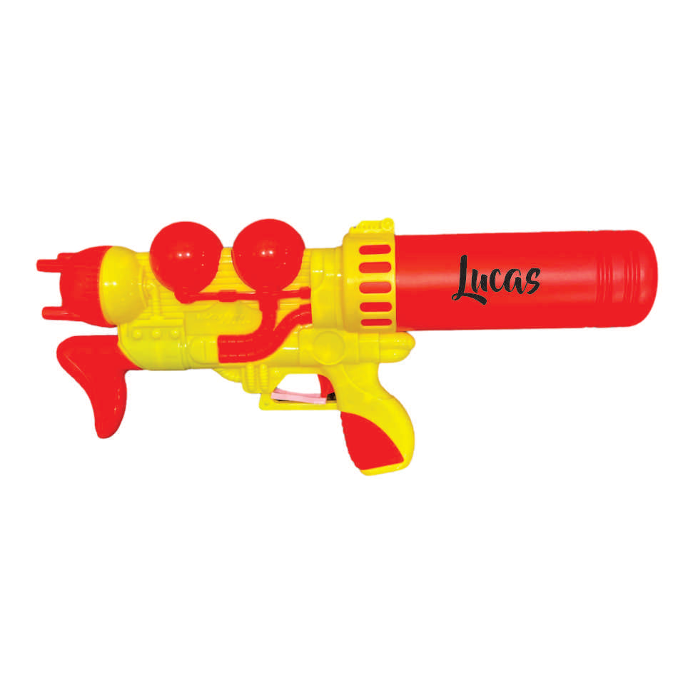 Personalised Holi Pichkari- Bindaas Blast (Red) (High Pressure Gun)