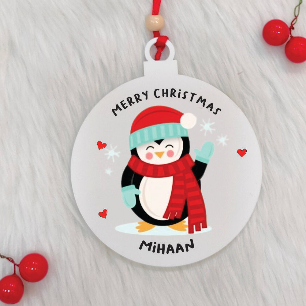 Babble Wrap Penguin Pitter-Patter Ornament