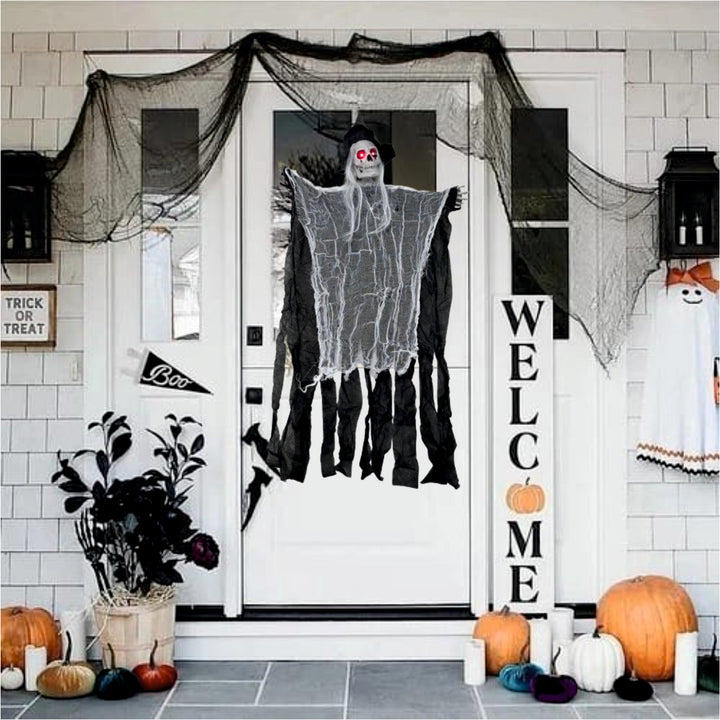 Animated Creepy Cackler – Phantom White