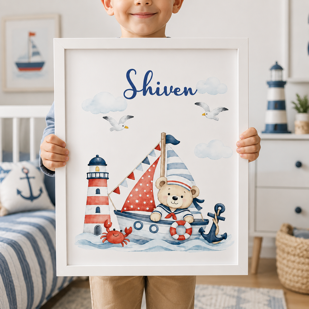 Wall Frame - Nautical Captain