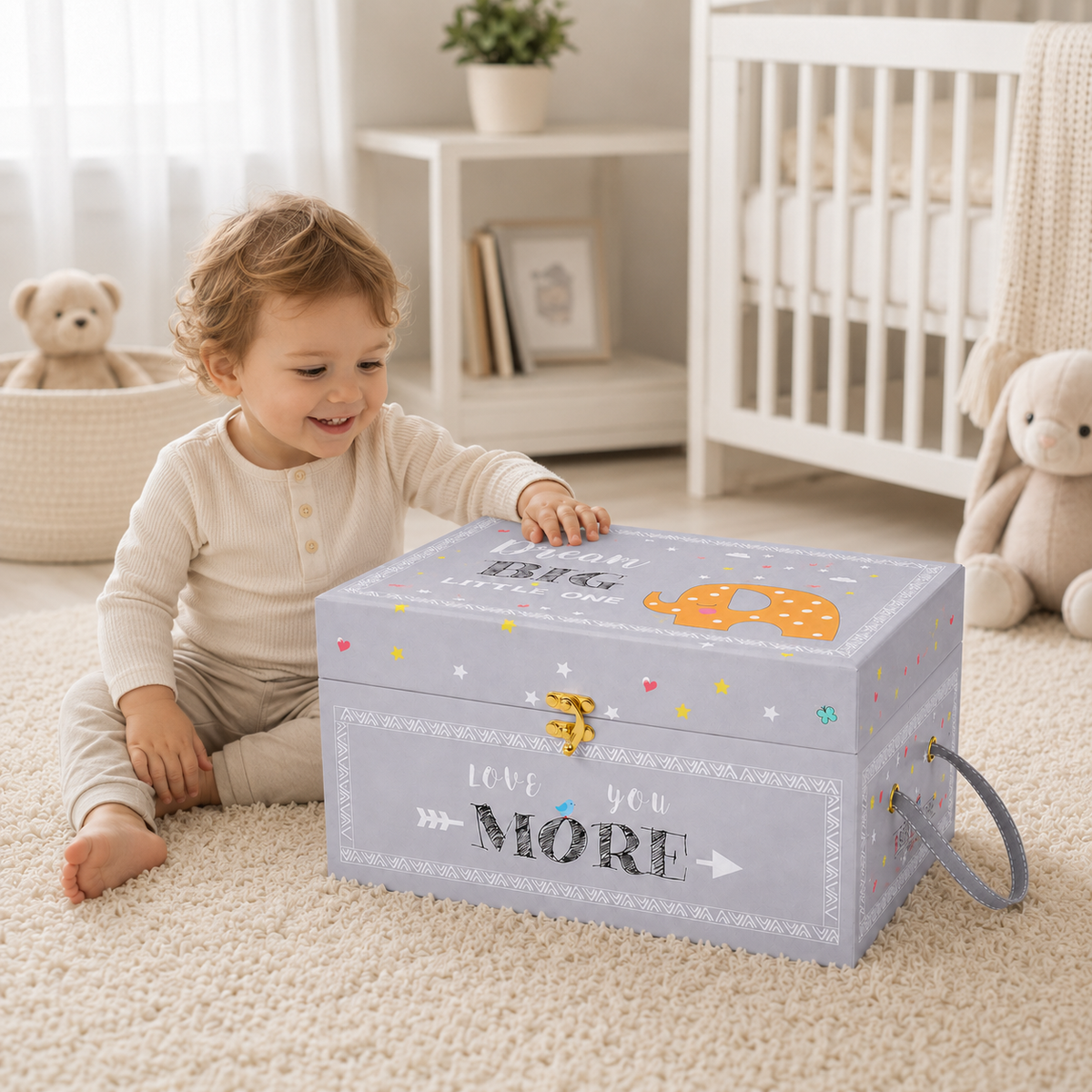 The Neutral Grey Dream Big 'Lil One Trunk