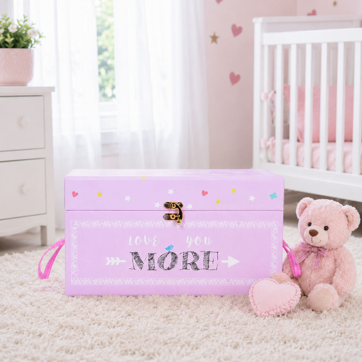 The Pink More Hugs More Kisses- Trunk