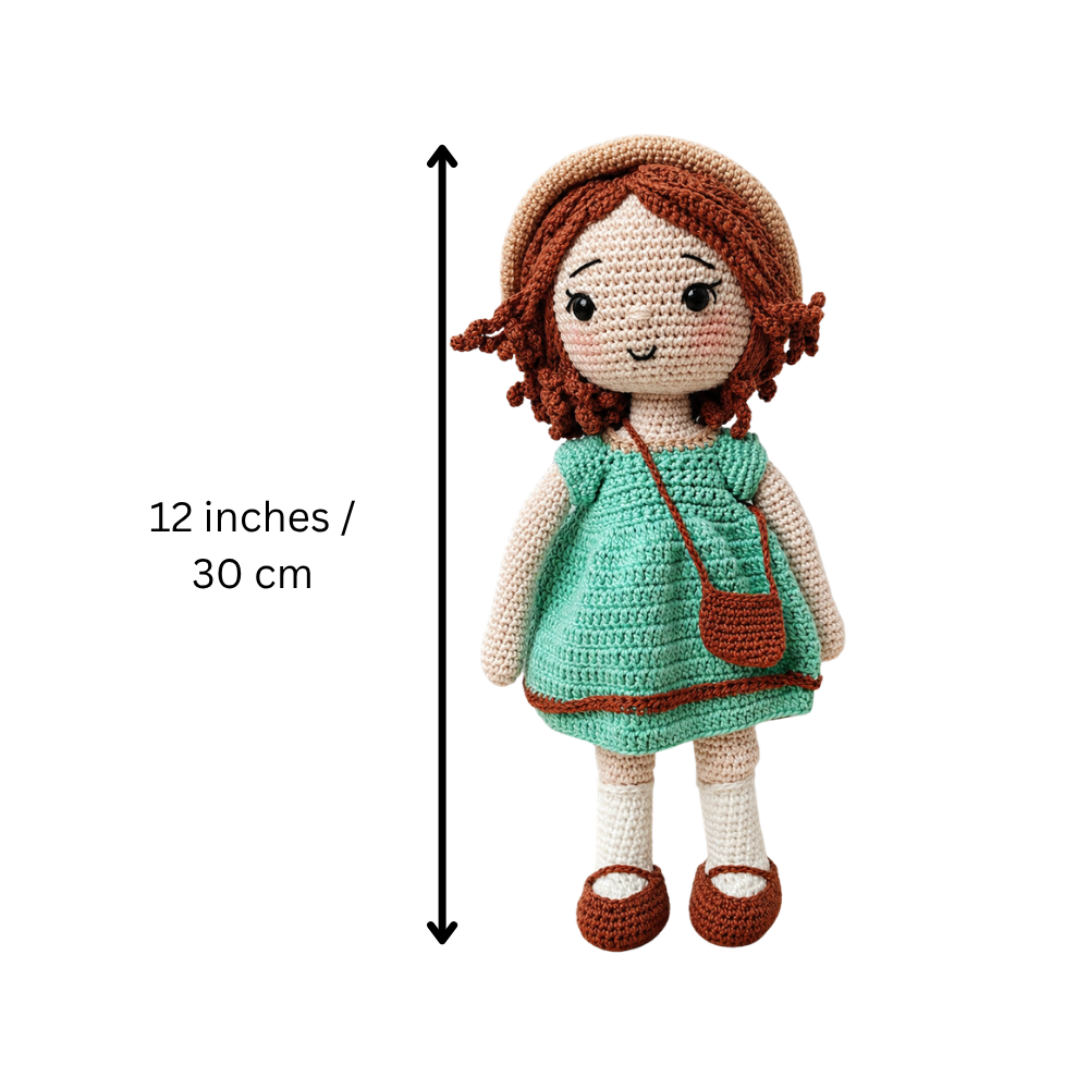 Crochet Doll - Clara The Curly Doll