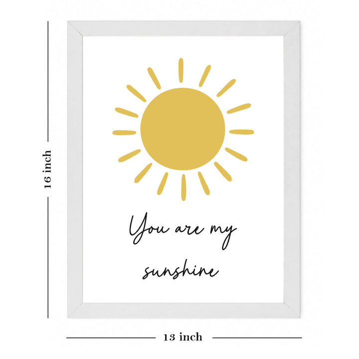 Wall Frame - Rainbow Sunshine Quotes (Set Of 3)