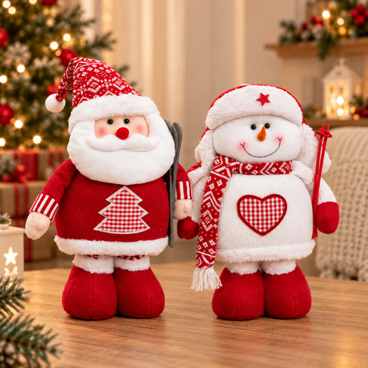 34 Nordic Holiday Ski Duo – Extendable Legs (Set of 2)