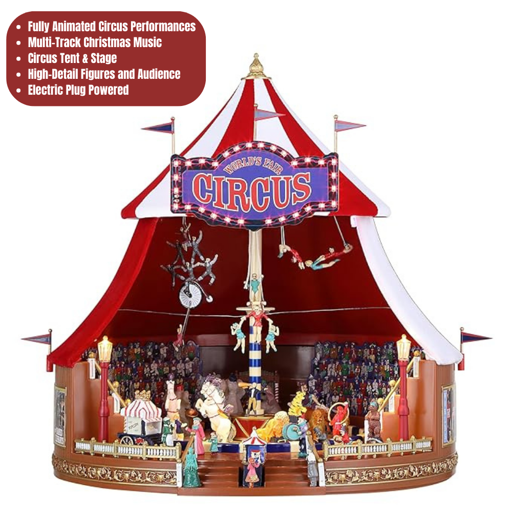 Mr. Christmas 12" Musical World's Fair Circus