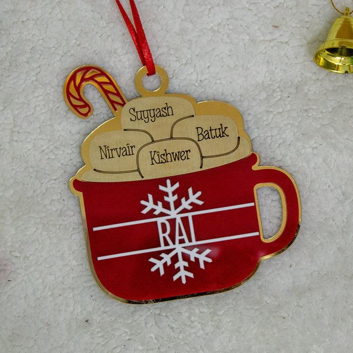 Babble Wrap Hot Cocoa Cup Ornament